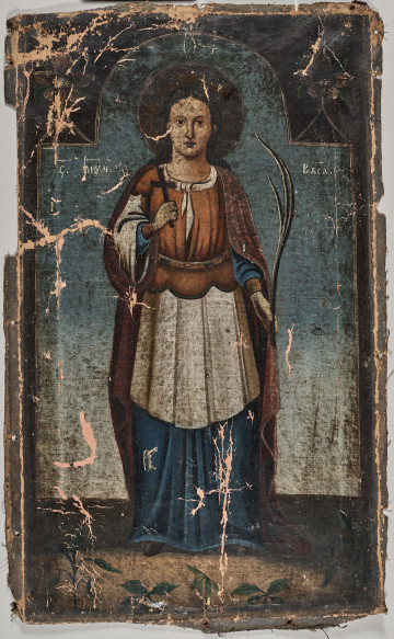 św. Basilisa Nikomedyjska, Ikona, lico