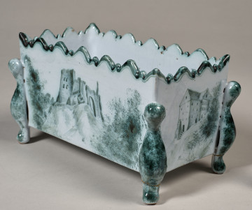 Żardiniera ceramiczna - bok 3/4