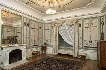 Wnętrze sypialni w Apartamencie Brenny