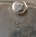 Fragment tacy z widocznym znakiem firmowym londyńskiej firmy A & Cy LTO Asprey London