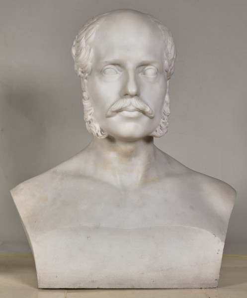 Władysław Hieronim Sanguszko. Popiersie marmurowe.