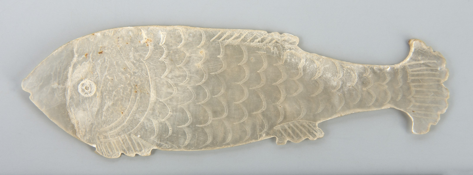 plakietka w formie ryby