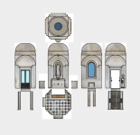 Ortofotomapa Kaplicy w Muzeum Pałacu Króla Jana III w Wilanowie