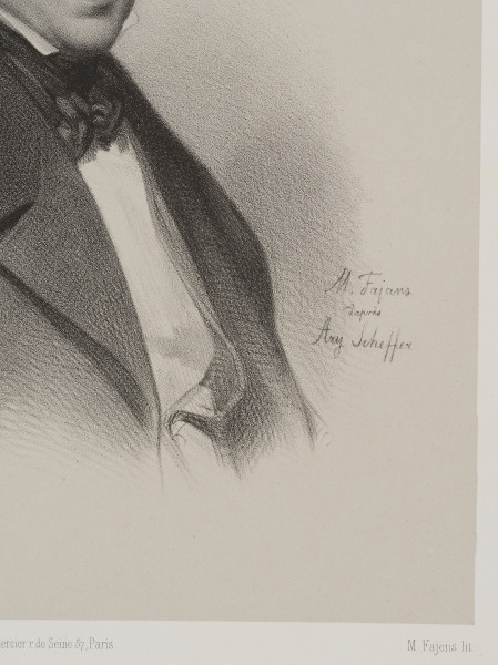 zbliżenie na fragment grafiki - sygnatury