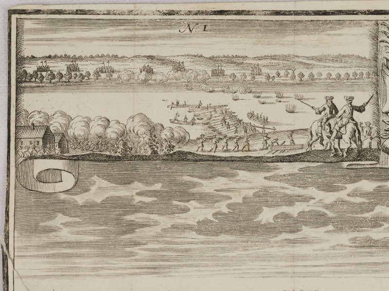 zbliżenie na fragment grafiki - oznaczenie w lewym górnym rogu