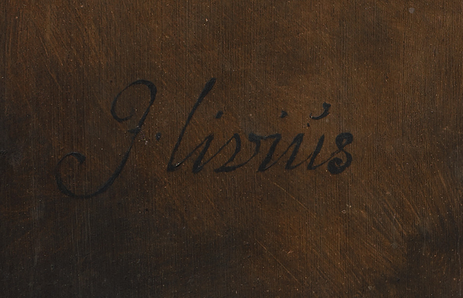 fragment lica obrazu - sygnatura