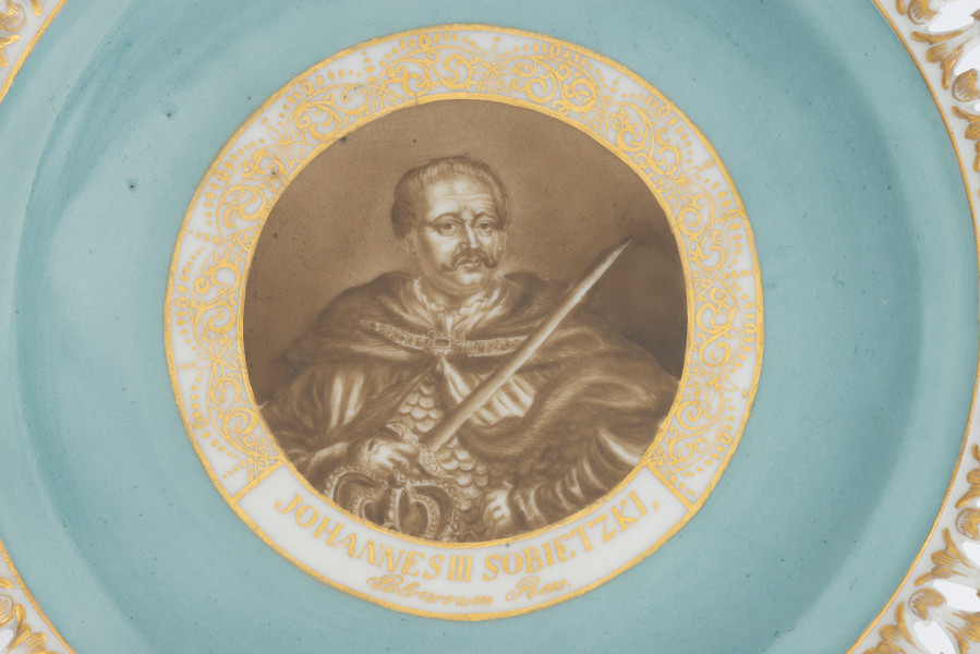 zbliżenie na dekorację talerza