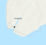 Miejsce znalezienia oprawy narzędzia krzemiennego, która znajduje się w Muzeum Narodowym w Szczecinie.