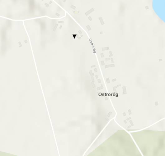 Miejsce znalezienia obiektu [Topór] należącego obecnie do kolekcji Muzeum Narodowego w Szczecinie