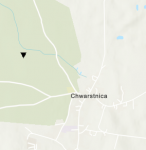 Miejsce znalezienia obiektu [Ciosak krzemienny] należącego obecnie do kolekcji Muzeum Narodowego w Szczecinie