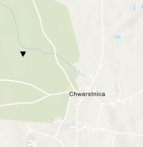 Miejsce znalezienia obiektu [Ciosak krzemienny] należącego obecnie do kolekcji Muzeum Narodowego w Szczecinie