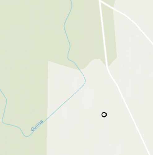 Miejsce znalezienia obiektu [Siekiera kamienna] należącego obecnie do kolekcji Muzeum Narodowego w Szczecinie