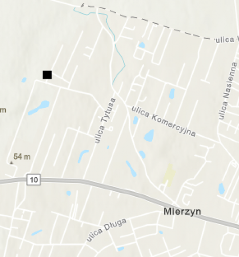 Miejsce znalezienia obiektu [Naczynie gliniane] należącego obecnie do kolekcji Muzeum Narodowego w Szczecinie