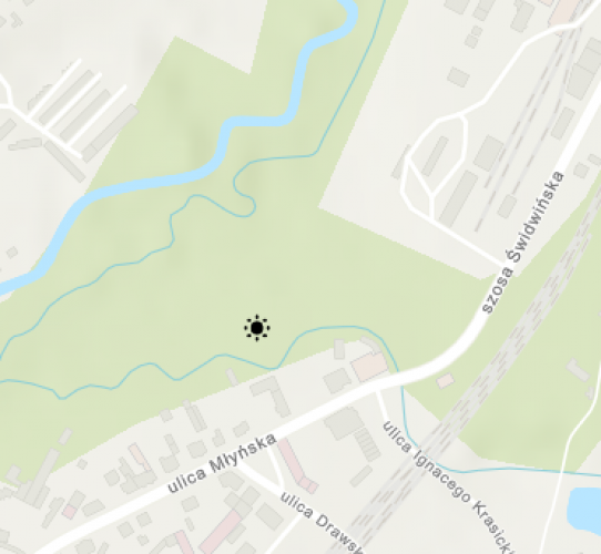 Miejsce znalezienia obiektu [Ciosak krzemienny] należącego obecnie do kolekcji Muzeum Narodowego w Szczecinie