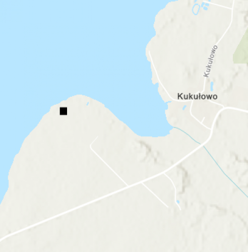 Miejsce znalezienia obiektu [Grot z brązu] należącego obecnie do kolekcji Muzeum Narodowego w Szczecinie