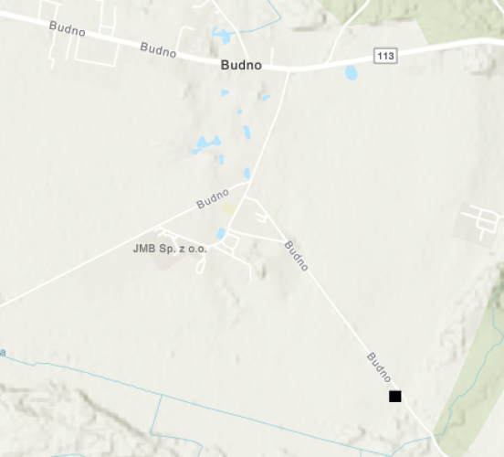 Miejsce znalezienia obiektu [Szpila brązowa] należącego obecnie do kolekcji Muzeum Narodowego w Szczecinie