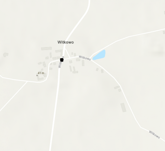 Miejsce znalezienia obiektu [Nóż brązowy] należącego obecnie do kolekcji Muzeum Narodowego w Szczecinie