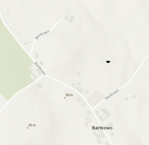 Miejsce znalezienia obiektu [Talerz gliniany] należącego obecnie do kolekcji Muzeum Narodowego w Szczecinie