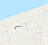 Miejsce znalezienia obiektu [Spirala brązowa z paciorkami bursztynowymi] należącego obecnie do kolekcji Muzeum Narodowego w Szczecinie