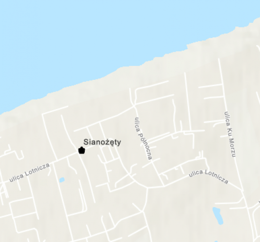 Miejsce znalezienia obiektu [Spirala brązowa z paciorkami bursztynowymi] należącego obecnie do kolekcji Muzeum Narodowego w Szczecinie