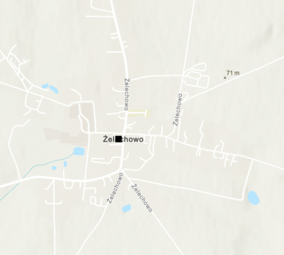 Miejsce znalezienia obiektu [Zapinka brązowa] należącego obecnie do kolekcji Muzeum Narodowego w Szczecinie