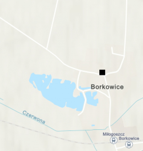 Miejsce znalezienia obiektu [Fibula brązowa] należącego obecnie do kolekcji Muzeum Narodowego w Szczecinie