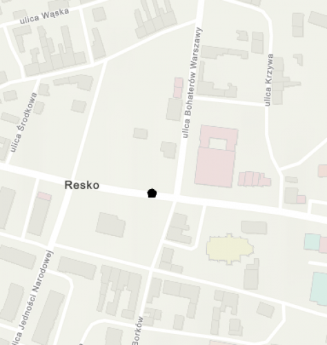 Miejsce znalezienia obiektu [Naczynie gliniane] należącego obecnie do kolekcji Muzeum Narodowego w Szczecinie