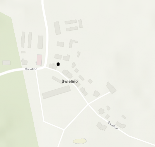 Miejsce znalezienia obiektu [Zapinka srebrna] należącego obecnie do kolekcji Muzeum Narodowego w Szczecinie