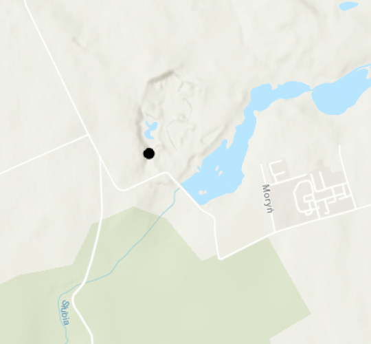 Miejsce znalezienia obiektu [Misa] należącego obecnie do kolekcji Muzeum Narodowego w Szczecinie