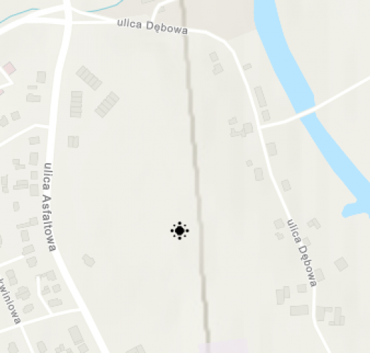 Miejsce znalezienia obiektu [Naczynie gliniane] należącego obecnie do kolekcji Muzeum Narodowego w Szczecinie