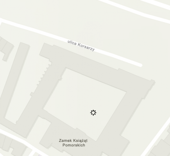 Miejsce znalezienia obiektu [Plakietka ażurowa z metalu] należącego obecnie do kolekcji Muzeum Narodowego w Szczecinie