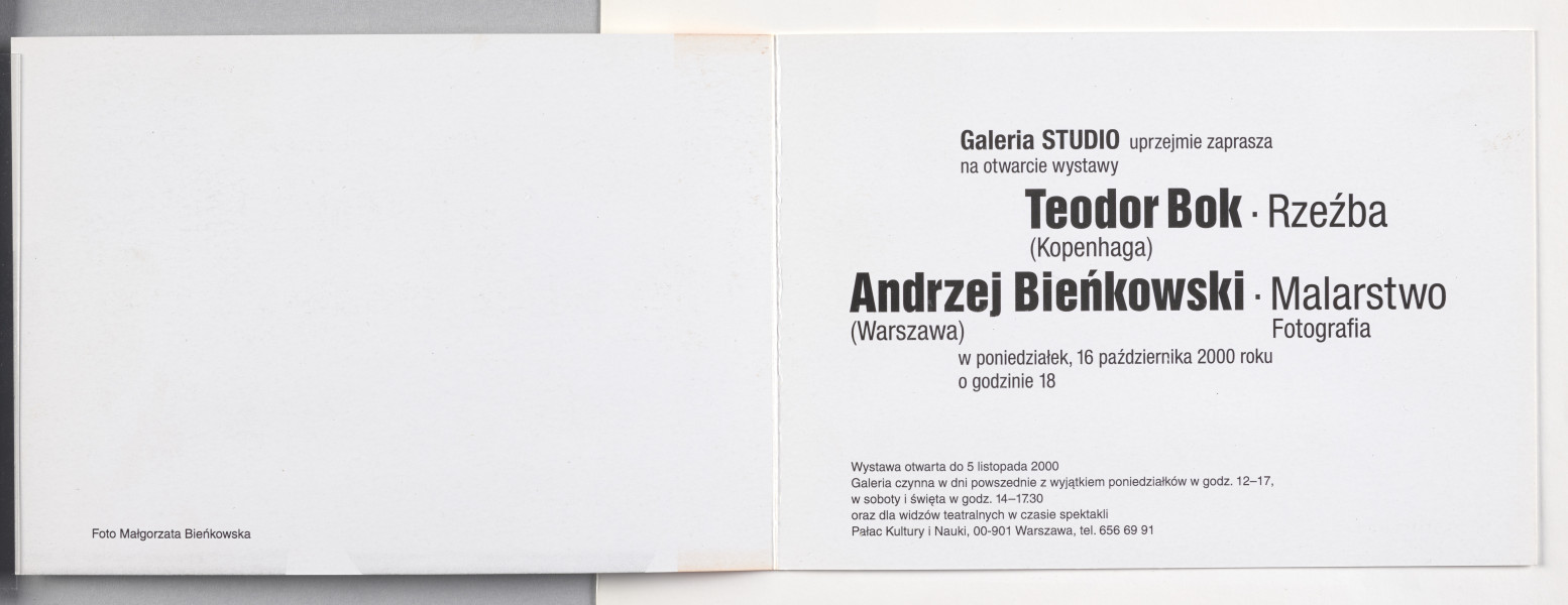 wnętrze zaproszenia