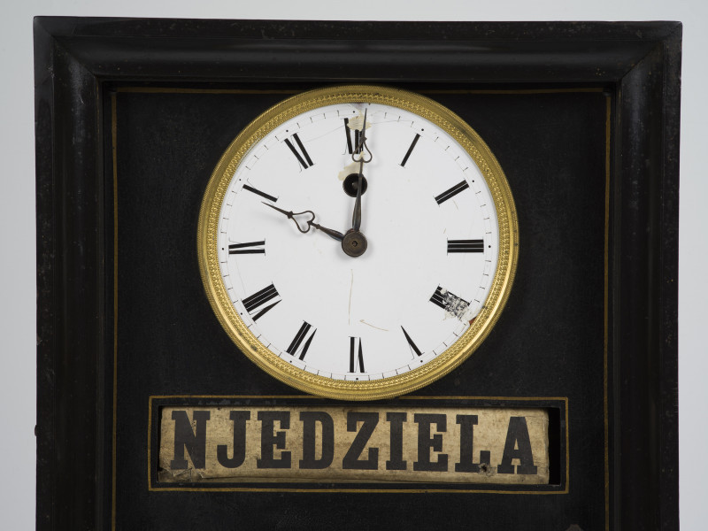 zbliżenie na tarczę zegara