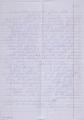 Ujęcie z góry, verso, kartka w linię, niezapisana