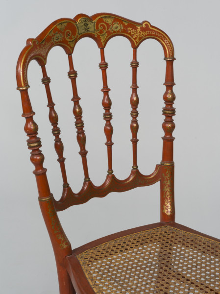 zbliżenie na dekorację oparcia