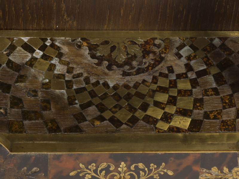 zbliżenie na dekorację wnętrza zegara