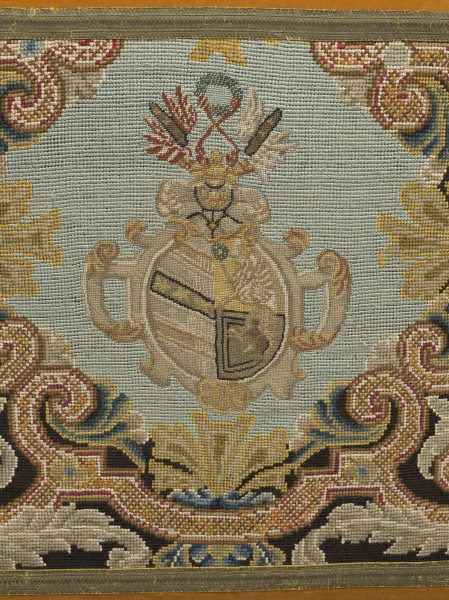 zbliżenie na obicie siedziska