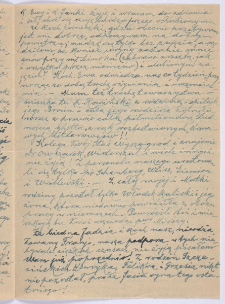 Ujęcie awersu, lewej strony. List 2-kartowy, bifolium. Wszystkie strony zapisane. Papier tzw. czysty.