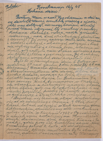 Ujęcie awersu, prawej strony. List 2-kartowy, bifolium. Wszystkie strony zapisane. Papier tzw. czysty.