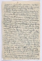 Ujęcie awersu. 3 strona. List 3-kartowy. Wszystkie strony zapisane. Papier tzw. czysty.