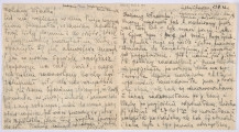 Ujęcie awersu. List 2-kartowy, bifolium. DWszystkie strony zapisane. Papier tzw. czysty.