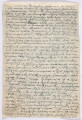 Ujęcie rewersu. 1 strona. List 3-kartowy. Wszystkie strony zapisane. Papier tzw. czysty.