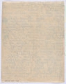 Ujęcie rewersu. 1 karta. List 5-kartowy. Karty są jednostronnie zapisane. Papier tzw. czysty.