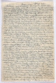 Ujęcie awersu. 1 strona. List 3-kartowy. Wszystkie strony zapisane. Papier tzw. czysty.