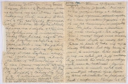 Ujęcie awersu. List 2-kartowy, bifolium. Wszystkie strony zapisane. Papier tzw. czysty.