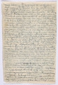 Ujęcie awersu. 2 strona. List 3-kartowy. Wszystkie strony zapisane. Papier tzw. czysty.
