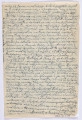 Ujęcie rewersu. 2 strona. List 3-kartowy. Wszystkie strony zapisane. Papier tzw. czysty.