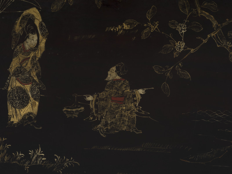 zbliżenie na dekorację blatu