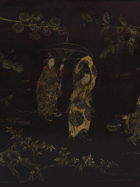 zbliżenie na dekorację blatu