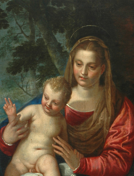 fragment lica obrazu